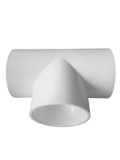 [tpvc4006] Tee PVC C40 4"x4"x2" Cem