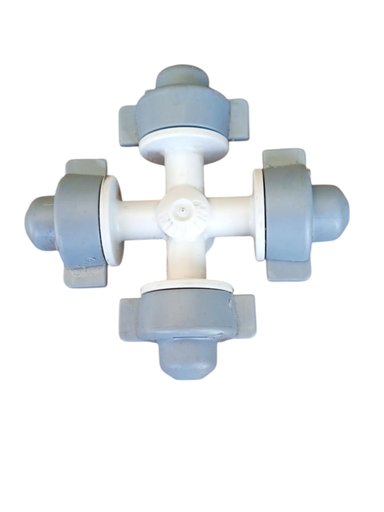 [cabnebc4sg] CABEZA NEBULIZADOR COOLNET 7.5 LPH 4 SALIDAS GRIS