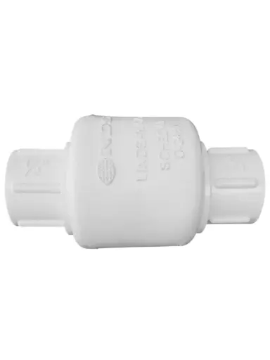 [elecnet112] VALV.CHECK COLUMPIO, PVC BLANCO/EPDM 1/2" CEM