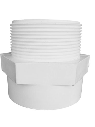 [am4003] Red Bush PVC C40 2"X 1/2" Cem